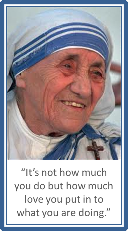 Do The I M - Mother Teresa Clipart (432x777), Png Download