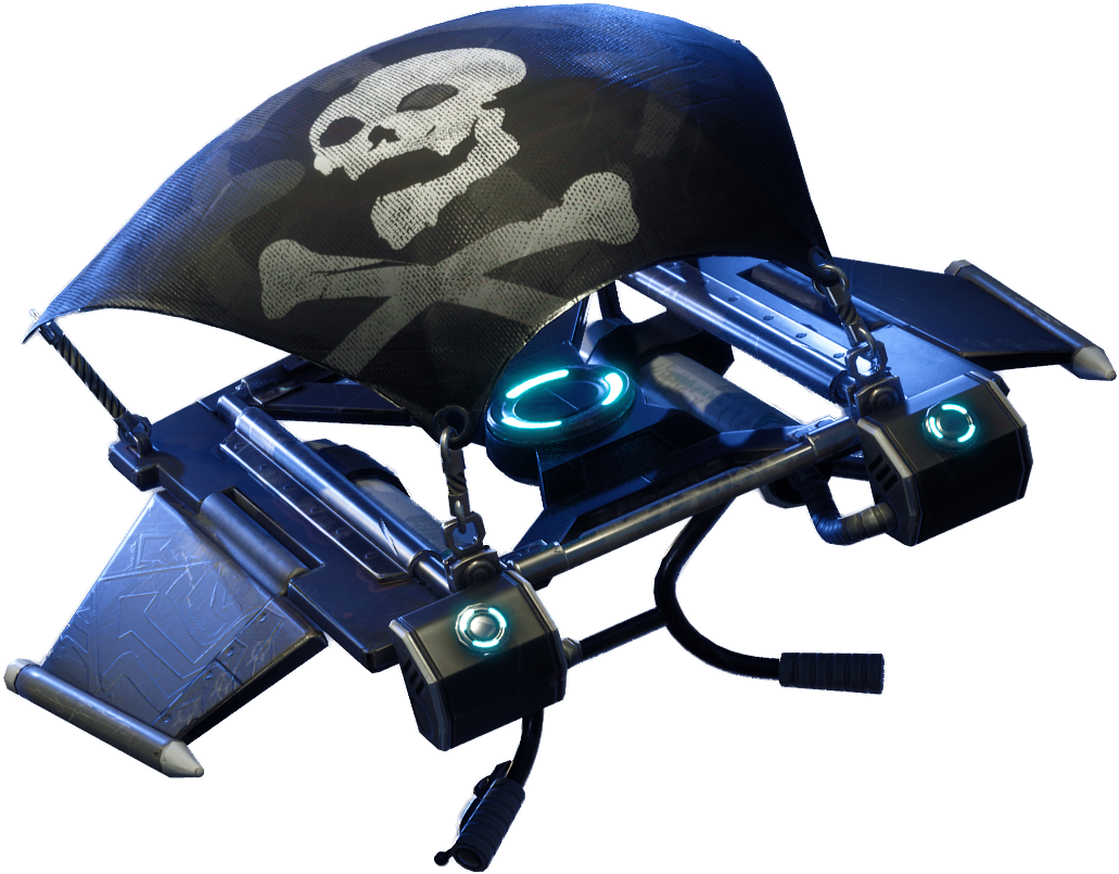 Jolly Roger - Fortnite Glider Png Clipart (1100x1100), Png Download