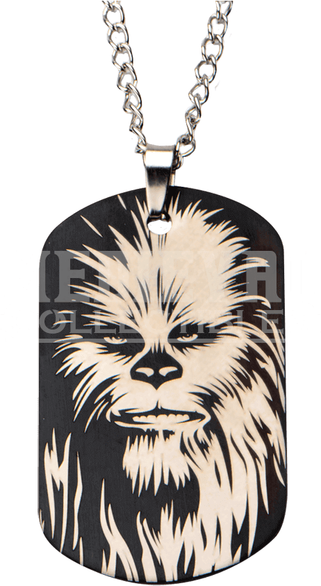 Chewbacca Stainless Steel Dog Tag Necklace - Chewbacca Clipart (850x850), Png Download