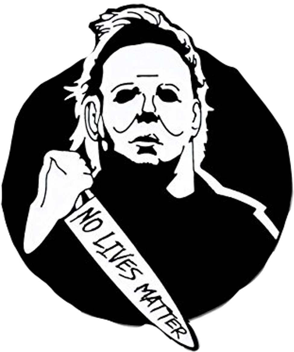 Michael Myers No Lives Matter Clipart (1024x1168), Png Download