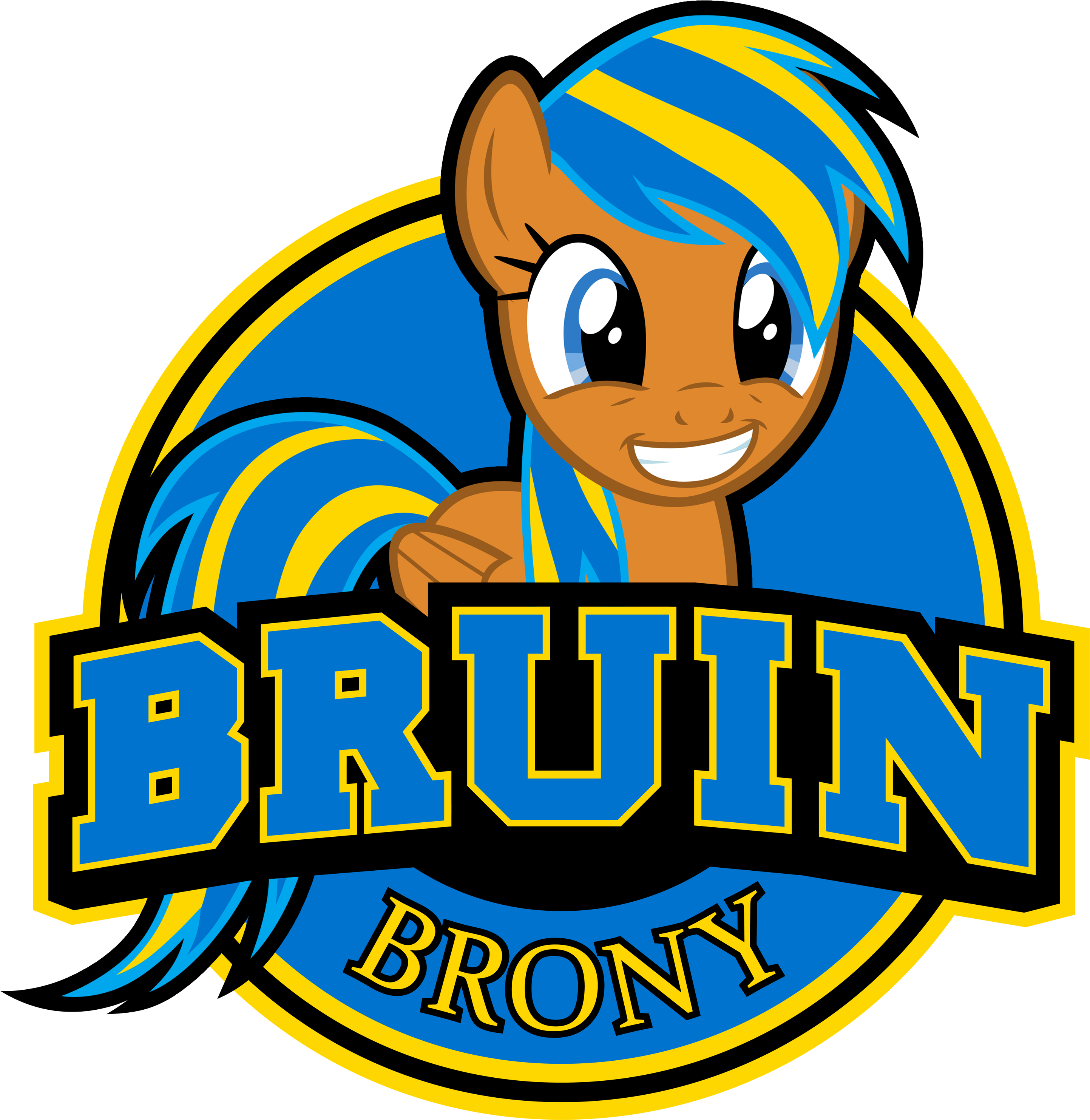 Ucla Bruins Wallpaper Wallpapersafari - Bruin Clipart (3000x3000), Png Download