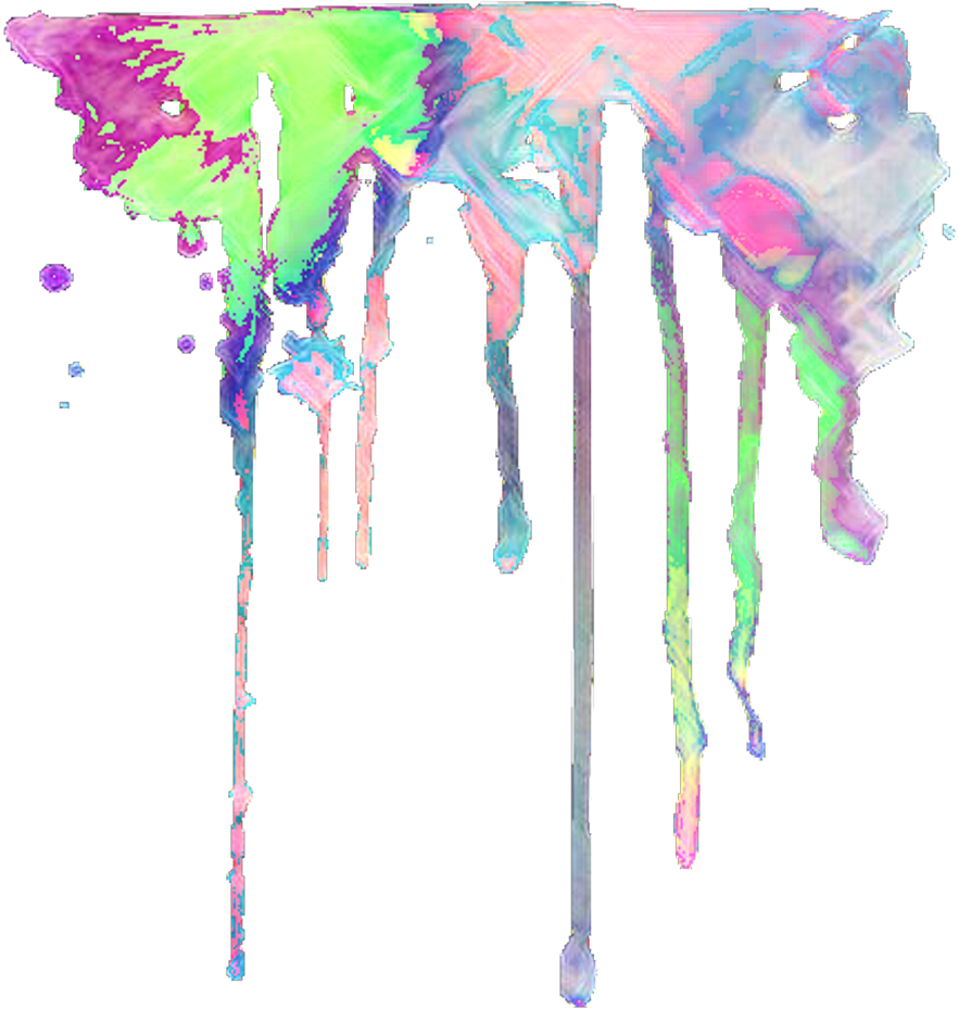 Png Leak Liquid Watercolor Colorful Splash Overlay Clipart (883x930), Png Download