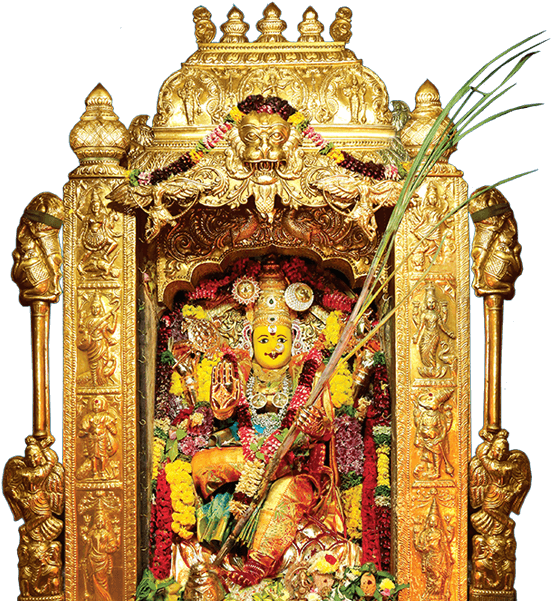 శ్రీ రాజరాజేశ్వరి దేవి - Swarna Kavachalakruta Durga Devi Clipart (600x600), Png Download
