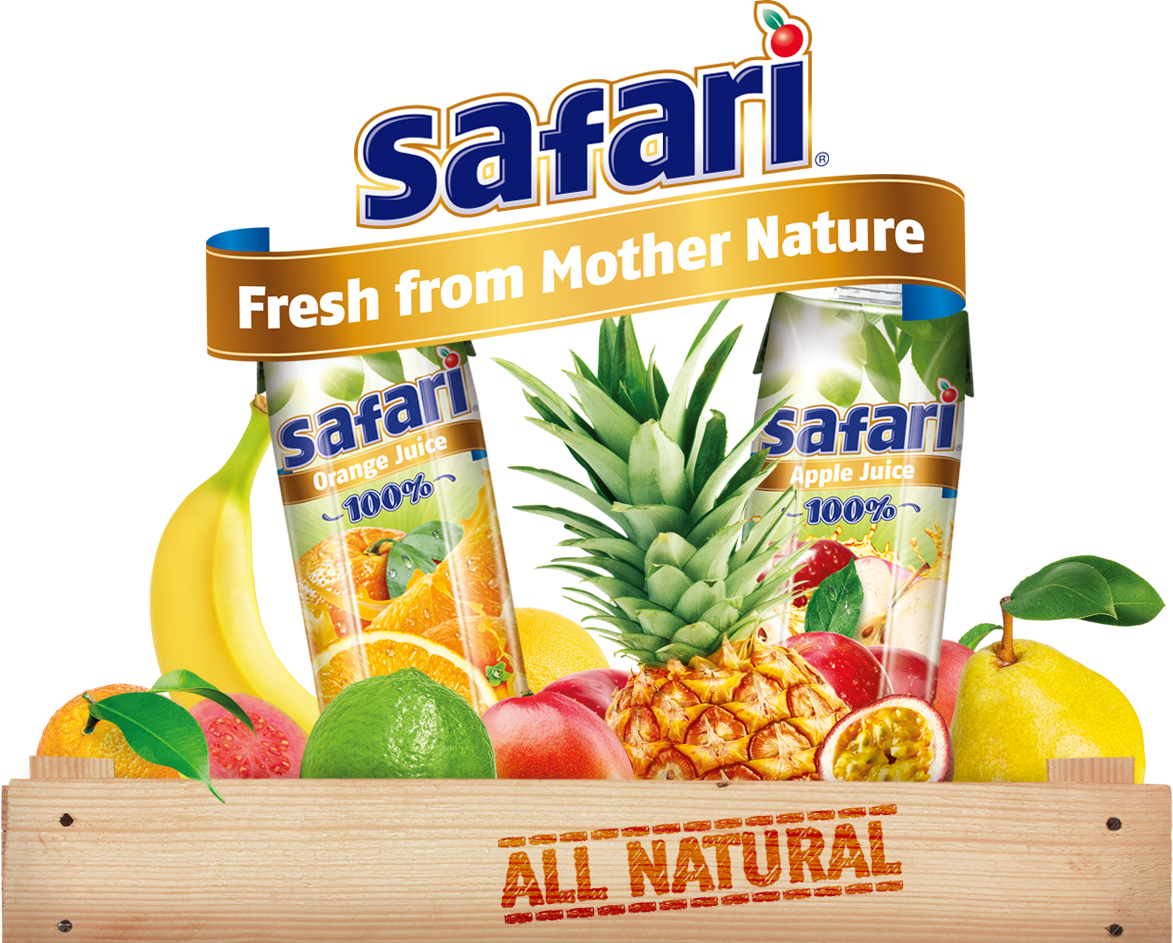 Safari Story Begins With Great Tasting Fruit That's - Safari Juice Clipart (1173x943), Png Download