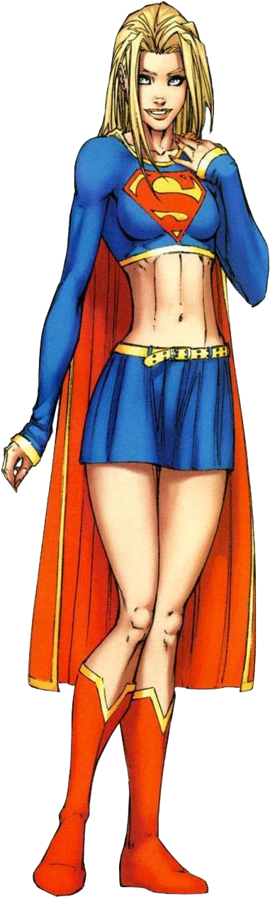 Dc Comics Supergirl Png - Supergirl Art Clipart (381x1266), Png Download