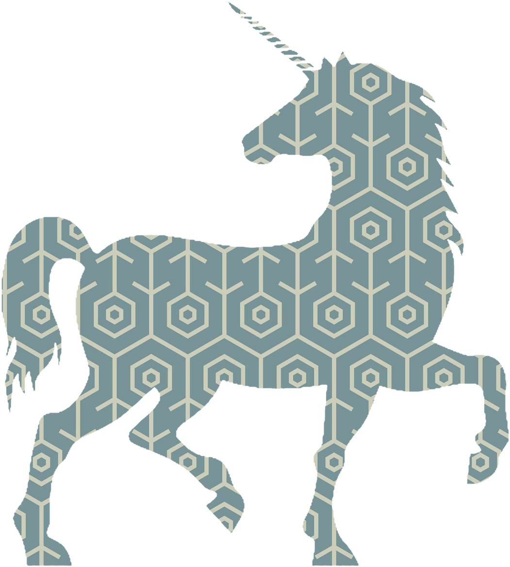 Free Unicorn Silhouette Clipart - Png Download (1280x1280), Png Download