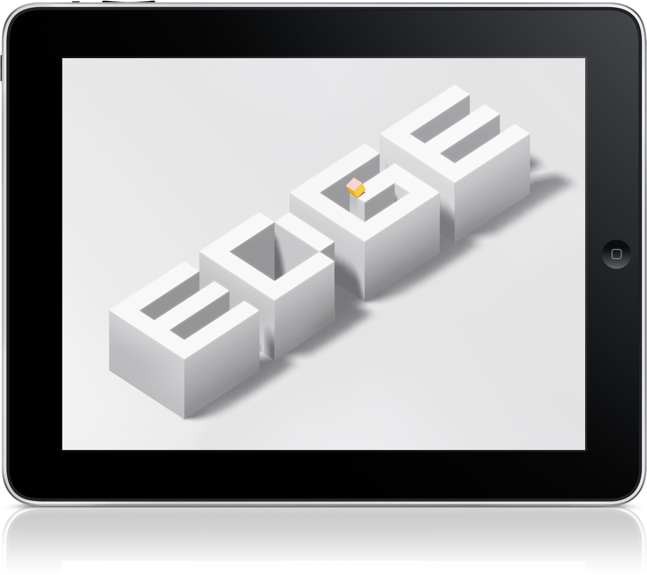Edge Logo Mockup On Ipad - Edge Clipart (1408x1280), Png Download