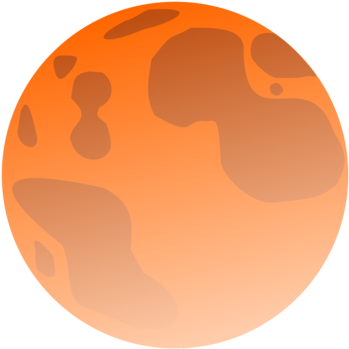 Mars Planet Jupiter Computer Icons Drawing - Circle Clipart (530x750), Png Download