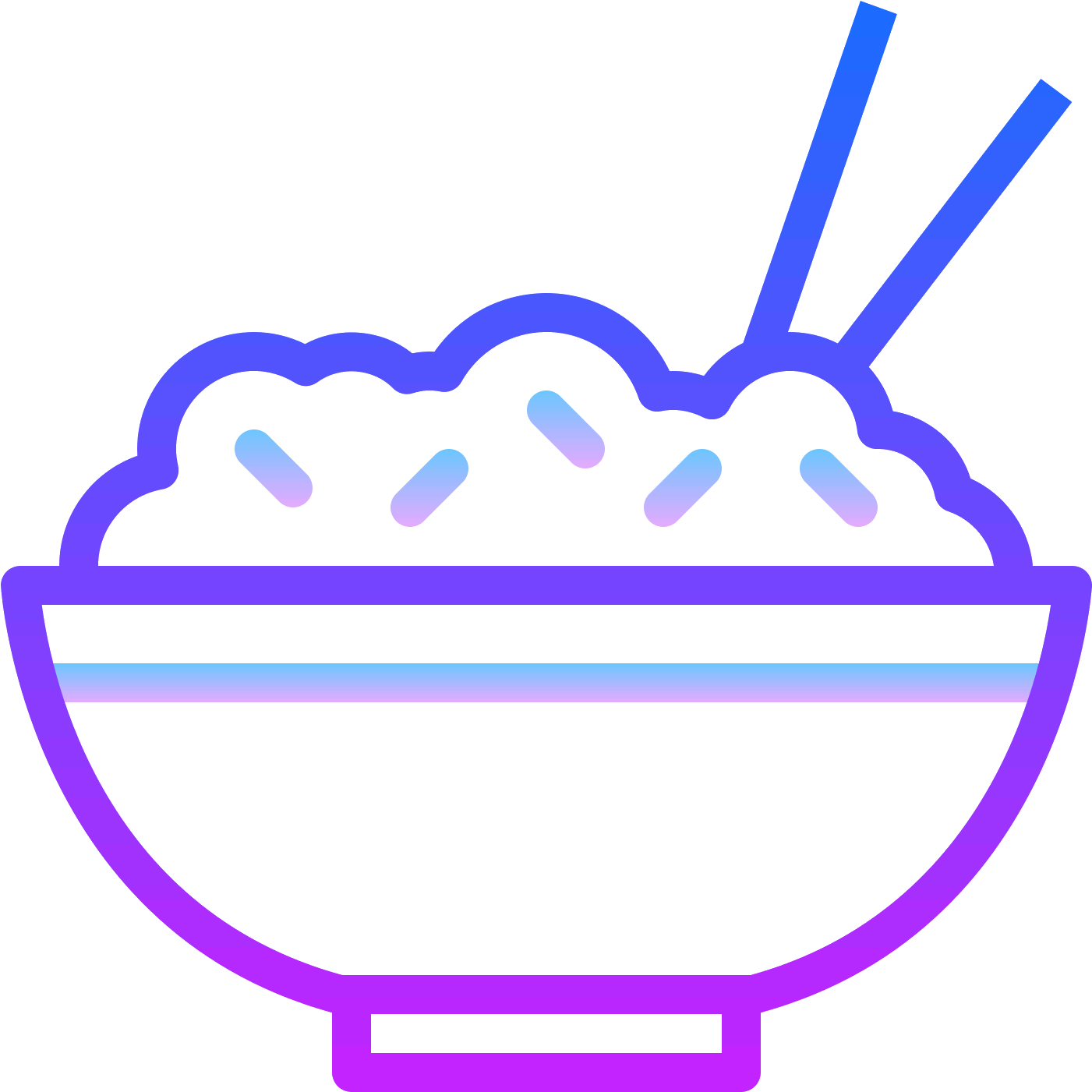 Rice Bowl Png - Icon Rice Bowl Png Clipart (1600x1600), Png Download
