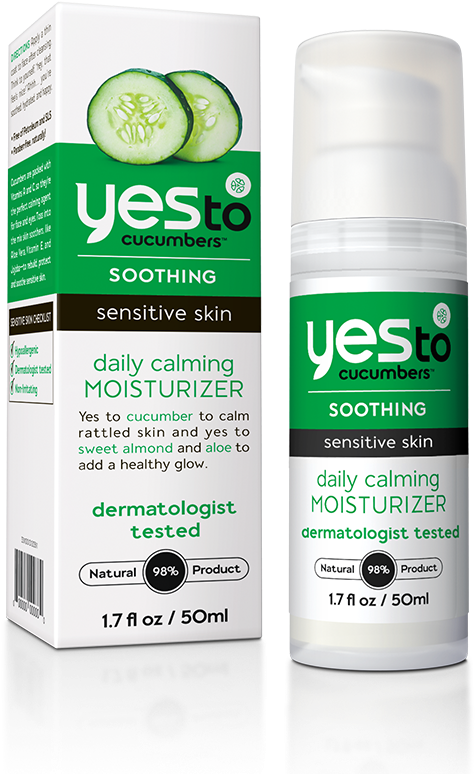 Yes To Soothing Daily Calming Moisturizer - Cosmetics Clipart (480x798), Png Download