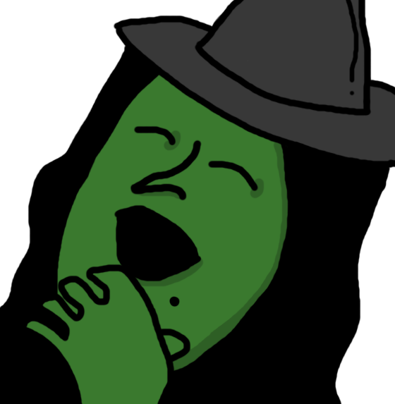 Tried Drawing Lul As A Witch And Ended Up Drawing John - Illustration Clipart (560x573), Png Download