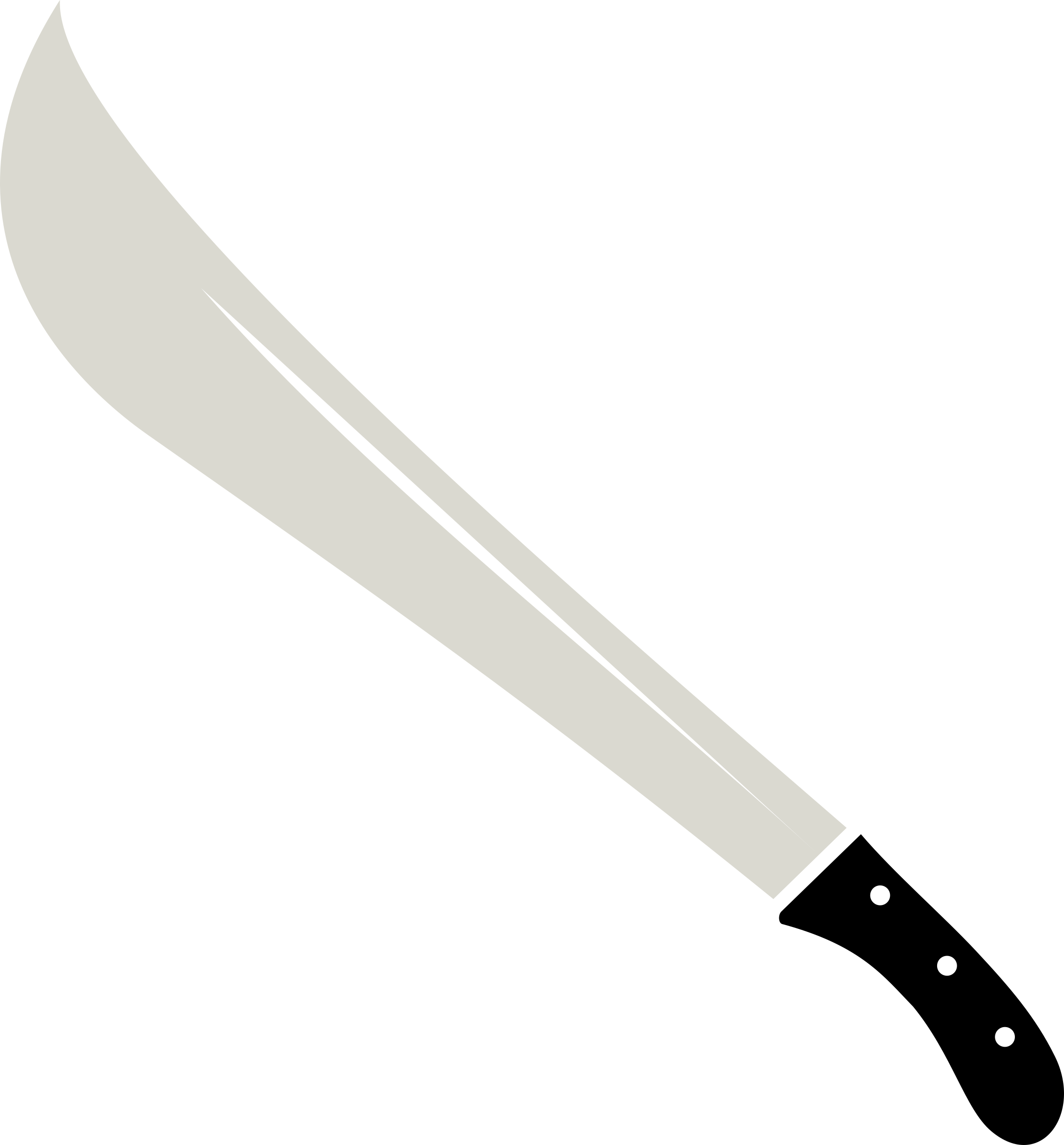 Machete Clipart - Png Download (2231x2400), Png Download