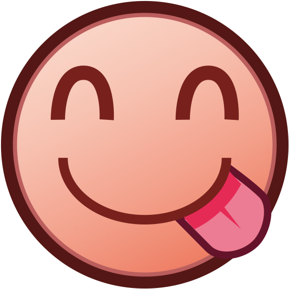 Emoji With Sunglasses Thumbs Up Svg File - Yum Emoji Transparent Png Clipart (600x600), Png Download