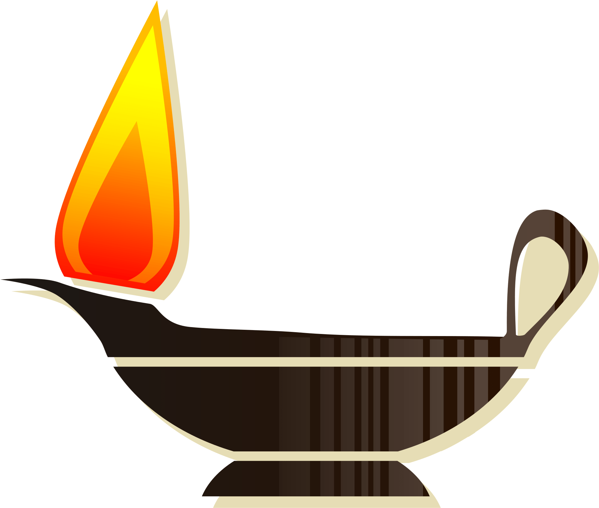 Clipart Oil Lamp - Oil Lamp - Png Download (2400x2194), Png Download