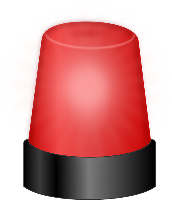 Flashlight Clipart Red - Gyrophare Clipart Png Transparent Png (534x594), Png Download