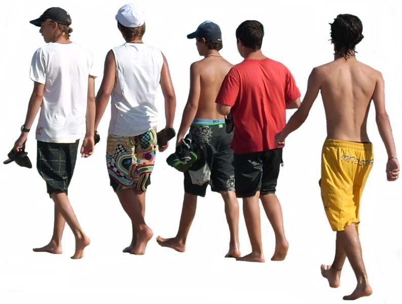 Trasera Pngs - People Beach Png Clipart (785x594), Png Download