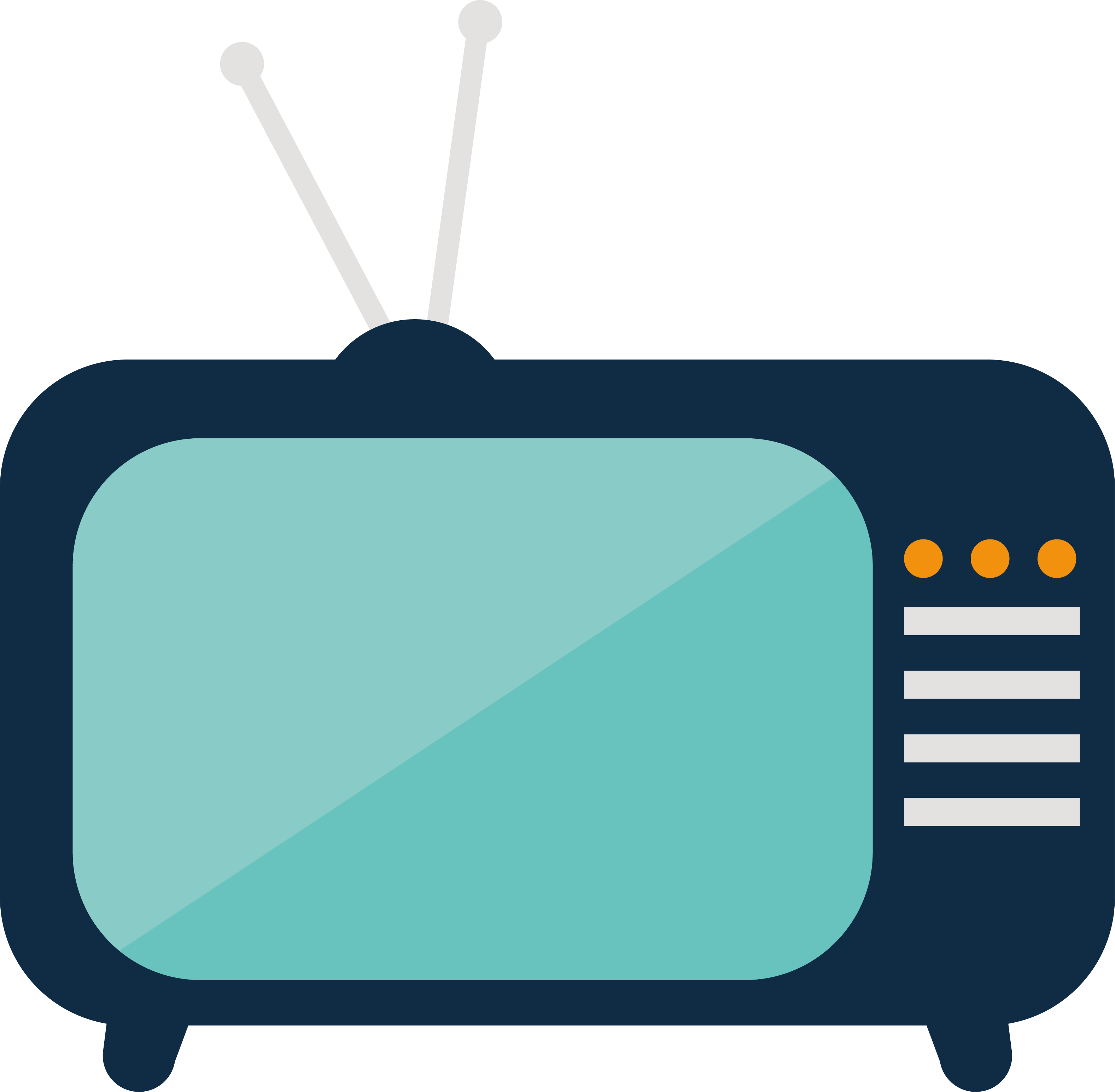 Vector Library Clipart Watching Tv - Transparent Tv Clipart - Png Download (3154x3089), Png Download