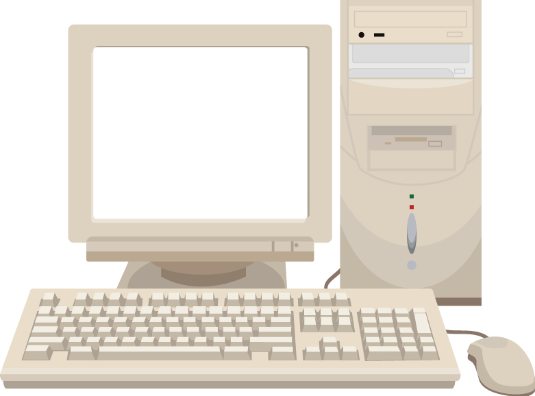 Vaporwave Clipart Computer Png - Personal Computer Transparent Png (781x578), Png Download