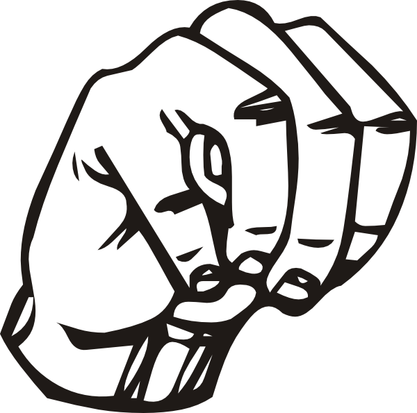 Small - Lenguaje De Señas M Clipart (600x595), Png Download