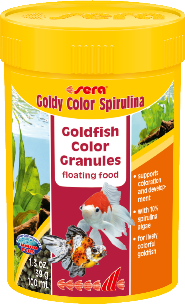 00881 Int Sera Goldy Color Spirulina 100 Ml - Sera Goldy Color Spirulina Clipart (681x1118), Png Download