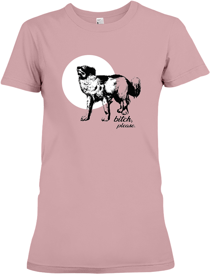 Bitch Please Vintage Woodcut Original Tee Shirt Design - Shirt Clipart (900x1125), Png Download