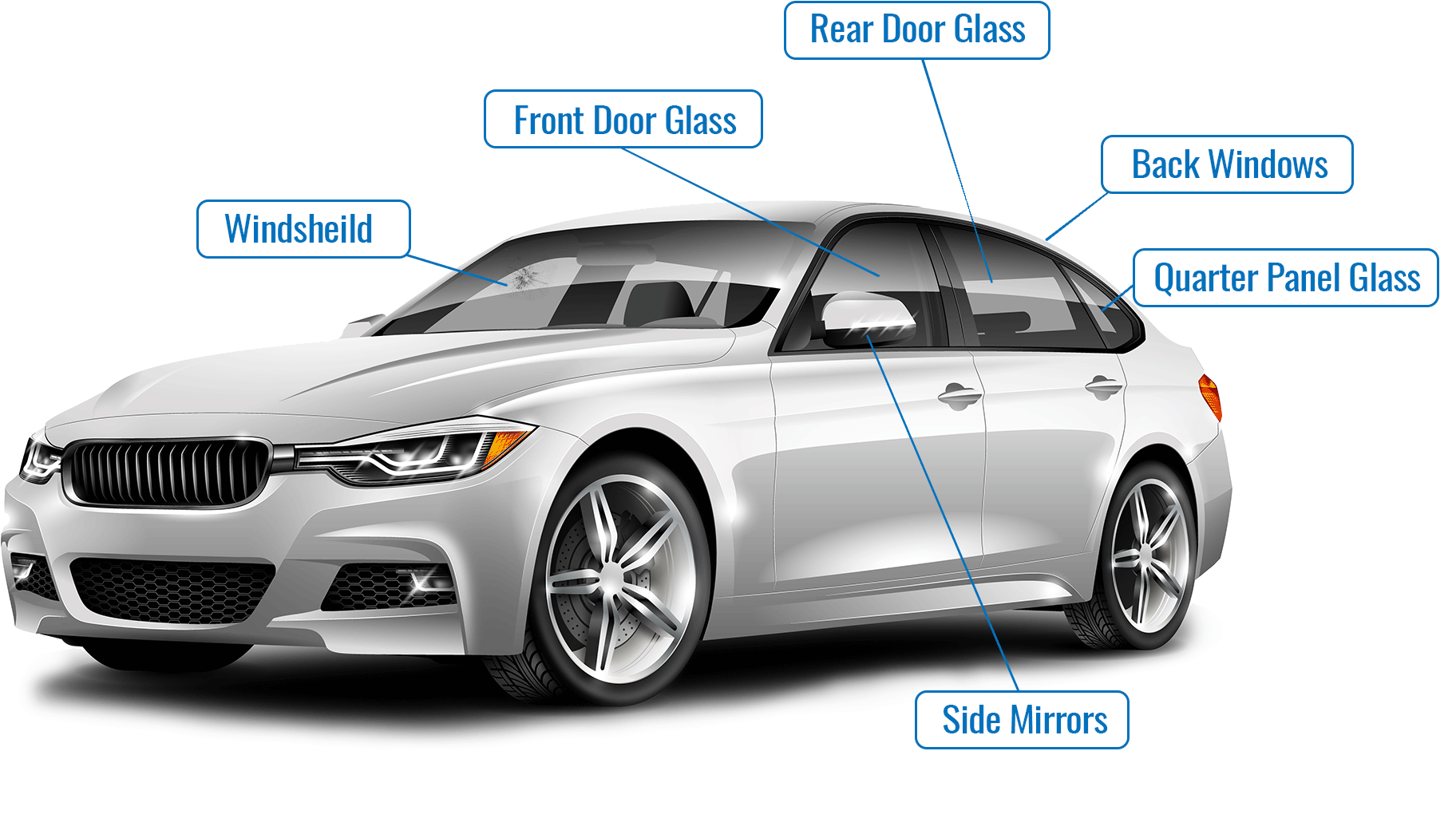 All Automotive Glass Repairs - Grab Car Luxe Bangkok Clipart (2011x1141), Png Download