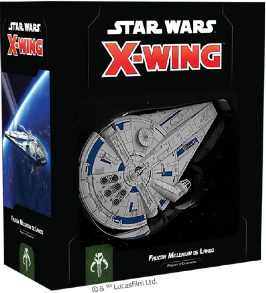 X Wing 2.0 Lando's Falcon Clipart (980x980), Png Download