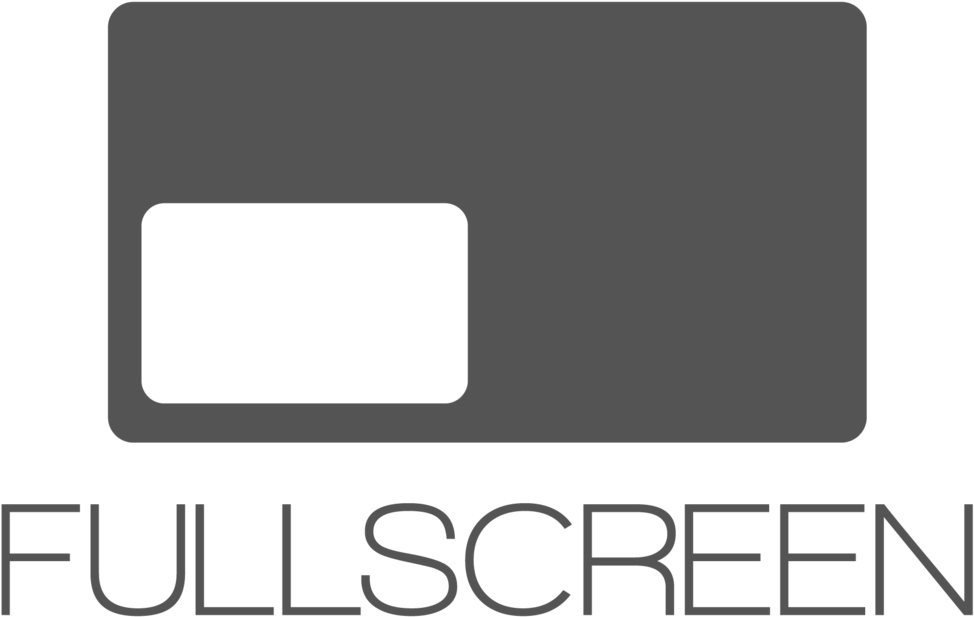 Fullscreen Black Square Logo 01 - Full Screen Clipart (1000x1000), Png Download