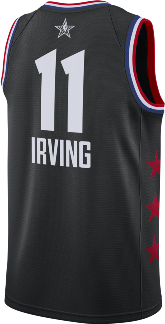Nike Kyrie Irving Boston Celtics All-star Edition Jersey - Sports Jersey Clipart (650x650), Png Download