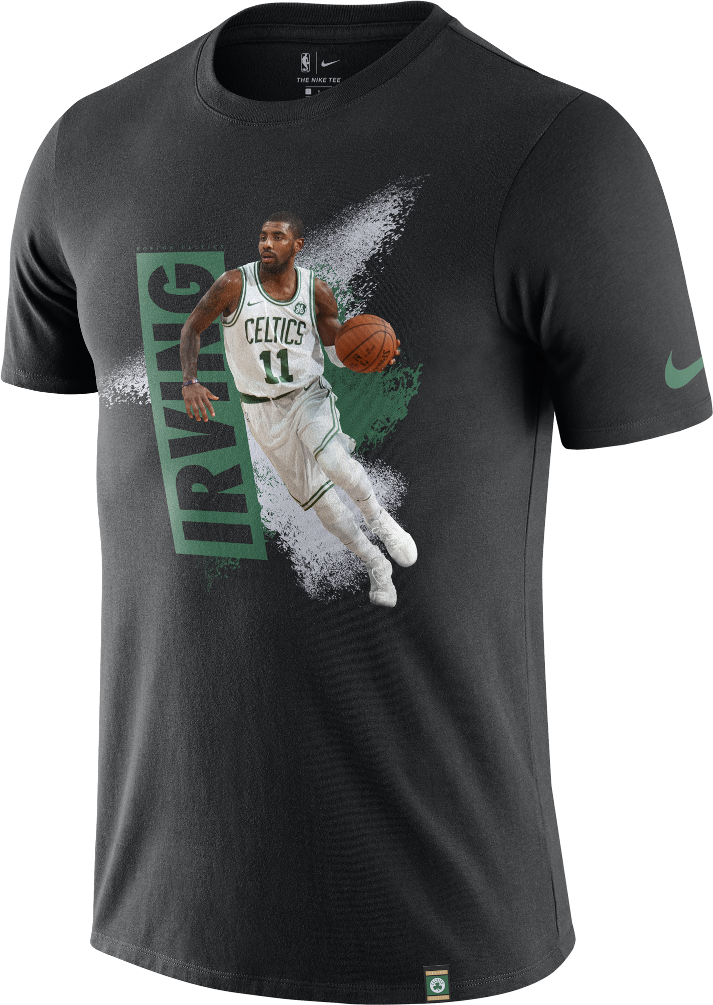 Nike Nba Boston Celtics Kyrie Irving Dry Tee - New York Giants Shirt Nike Clipart (2000x2000), Png Download