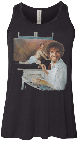 Bob Ross Painting Is My Hobby Shirt Youth Flowy Racerback - Bob Ross Painting George Costanza Clipart (600x600), Png Download