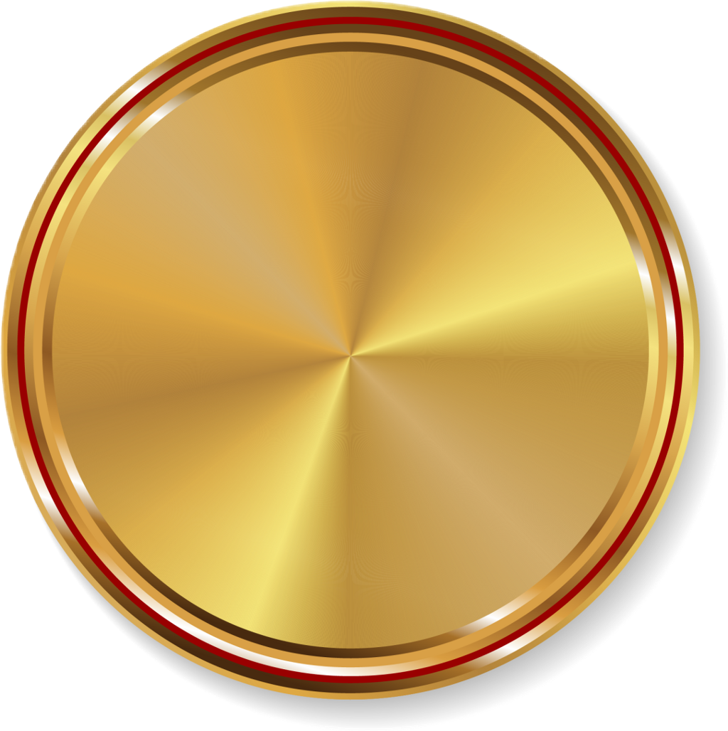 Goldmedal Sticker Clipart (1024x1028), Png Download