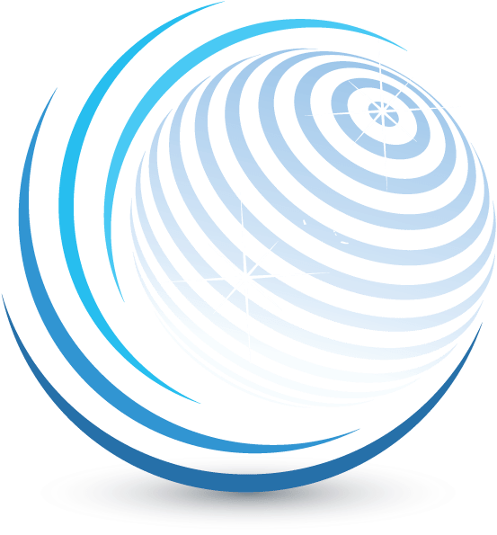 Circle Png Transparent - 3d Globe Logo Design Clipart (734x634), Png Download