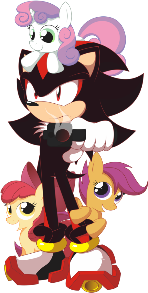 Comments - Shadow The Hedgehog Cutie Mark Crusaders Clipart (791x1024), Png Download
