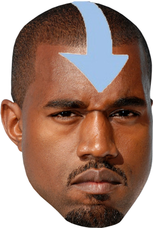 Kanye Head Renders Pictures To Pin On Pinterest - Kanye Avatar Clipart (500x747), Png Download
