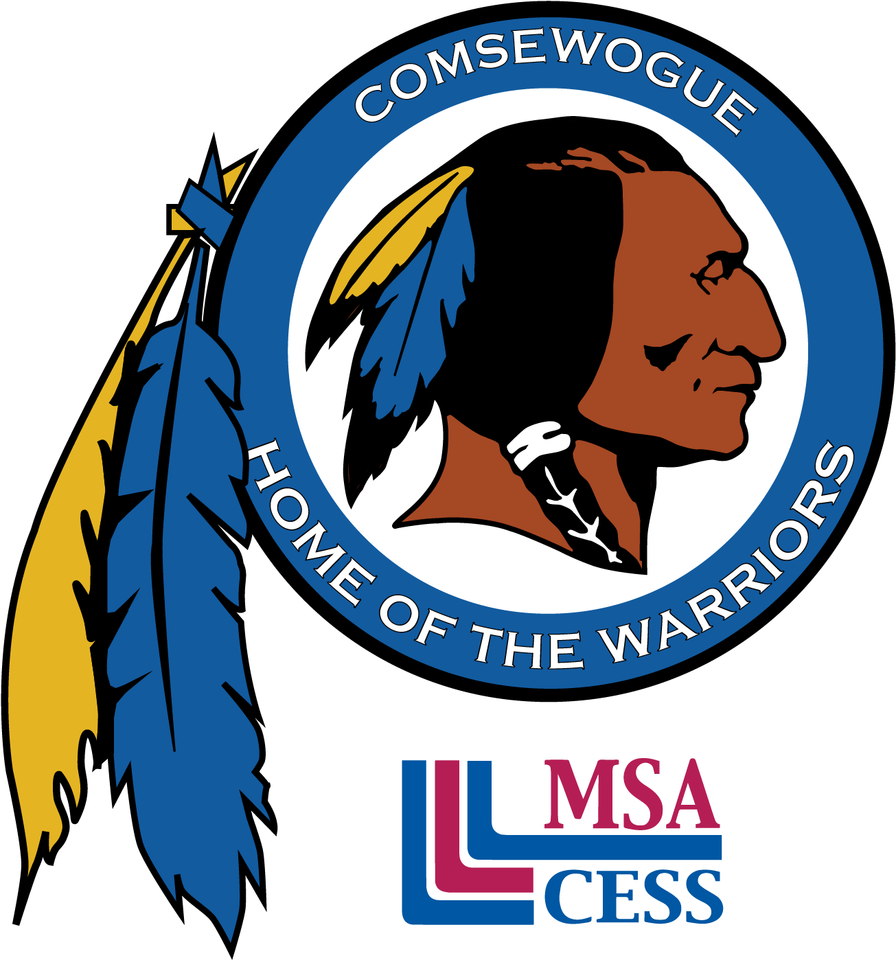 Official Comsewogue School District Logo - Washington Redskins Clipart (1418x1417), Png Download