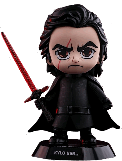 Kylo Ren Cosbaby Vinyl Hot Toys Figure - Cosbaby Star Wars Last Jedi Clipart (600x600), Png Download