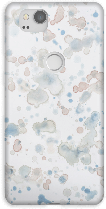 Case With Watercolor Splash - Mobile Phone Case Clipart (484x800), Png Download