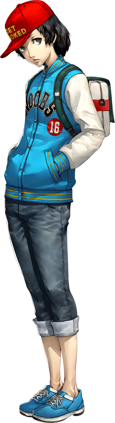 Latestcb=20160728005400 - Shinya Oda Persona 5 Clipart (487x1794), Png Download