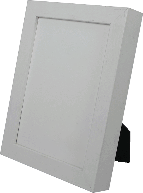 White Picture Frame Png - Wood Clipart (500x677), Png Download