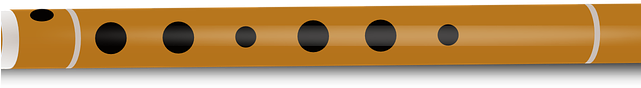 Drawn Flute Transparent - Bansuri Clipart (640x480), Png Download