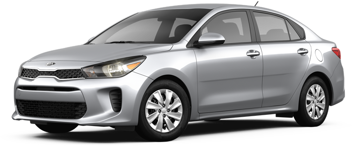 2018 Kia Rio In Silky Silver - Kia Rio S 2019 Clipart (768x419), Png Download