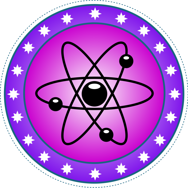 Atom Clip Art Download - Dragon Icon Purple - Png Download (800x800), Png Download