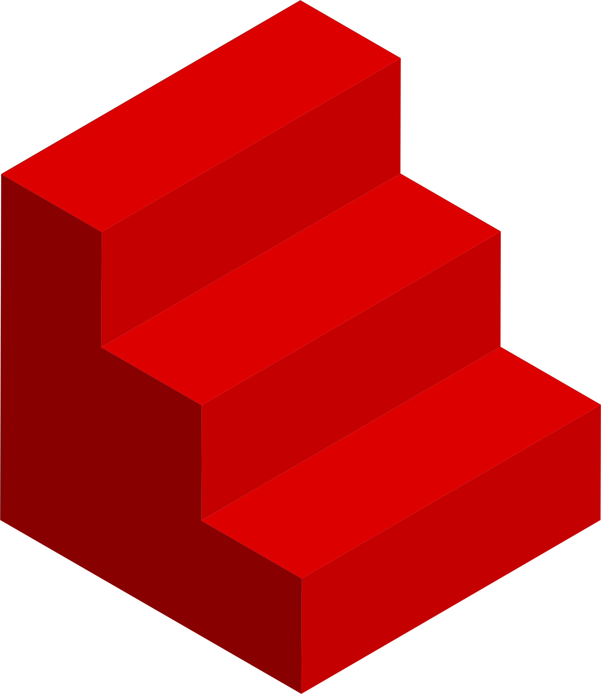 Big Image - Isometric Stair Png Clipart (2014x2326), Png Download