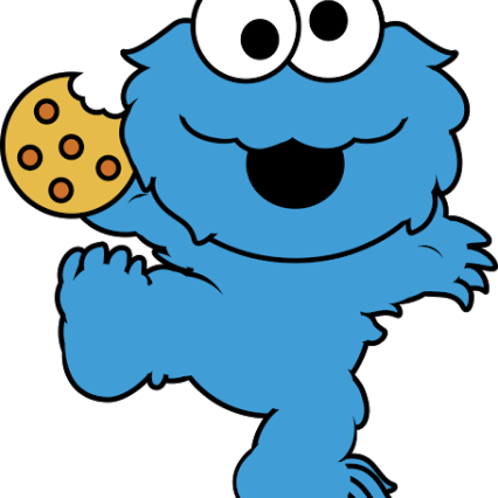 Cookie Monster Clipart Cookie Monster Clipart Best - Monstruo De Las Galletas Dibujo - Png Download (1024x1024), Png Download