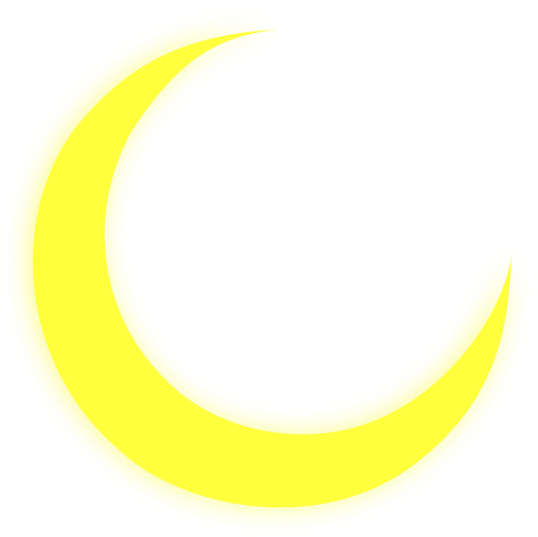 Vector Black And White Library Crescent Clip Art At - Moon - Png Download (600x599), Png Download