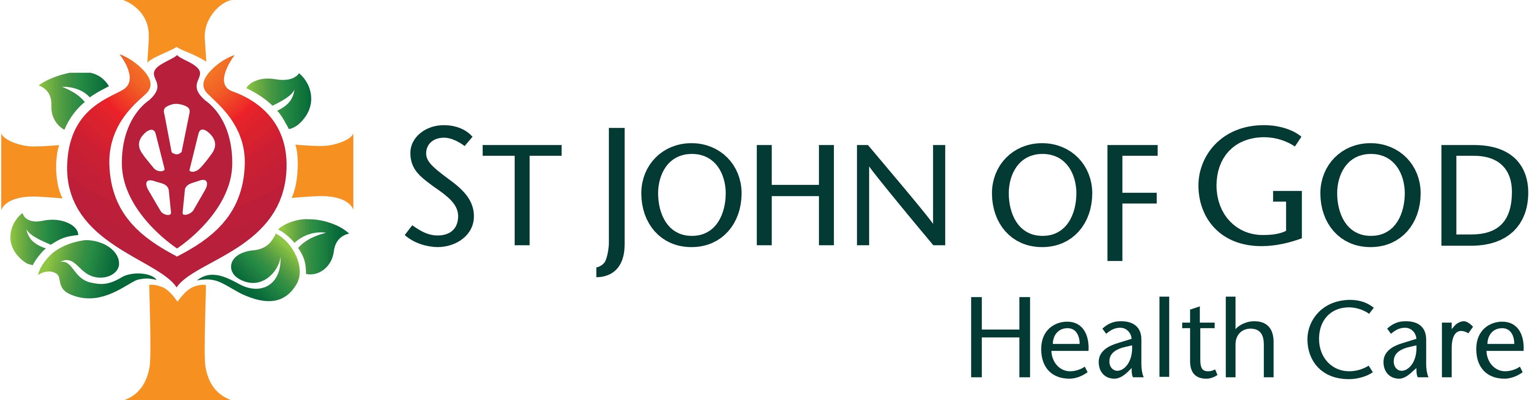 St John Of God Health Care - St John Of God Health Care Logo Clipart (5000x1309), Png Download