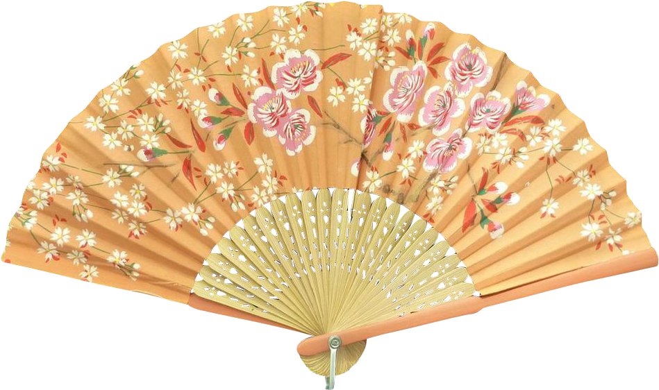 Orange Souvenir Of Big Spring, Texas Hand Fan - Decorative Fan Clipart (1024x1024), Png Download