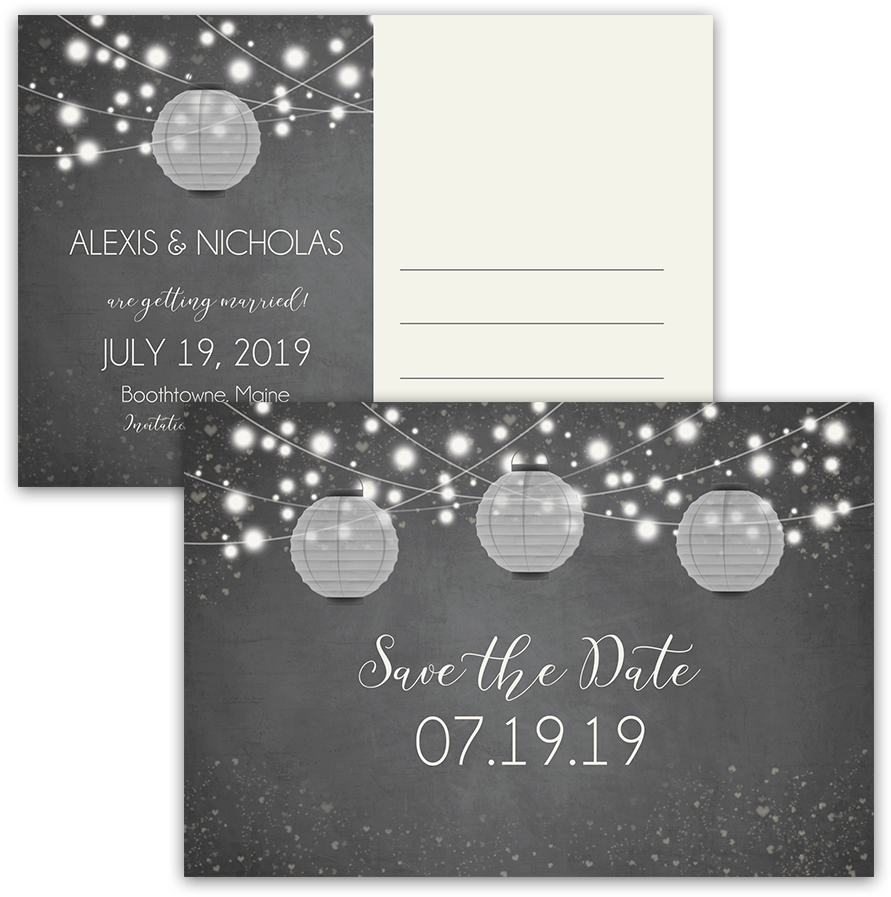 Rustic Save The Date Postcard Search Result 88 Cliparts - Wedding Reception Invitations Blue Chalkboard Lantern - Png Download (900x900), Png Download