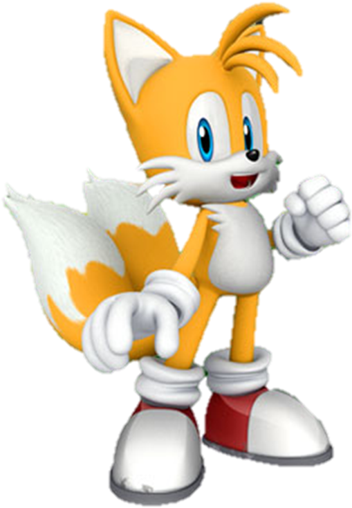 Sonic The Hedgehog Png Free Download - Sonic Tails Clipart (616x774), Png Download